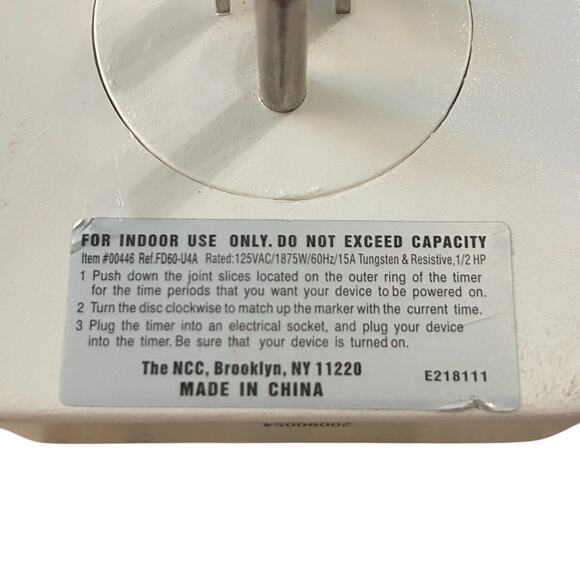 Clock Operated Switch Model FD60-U4A 24 Hour Outlet Timer OEM Original Wireless - Picture 4 of 8